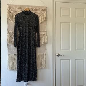 Rosetta Getty Mesh Floral Dress
